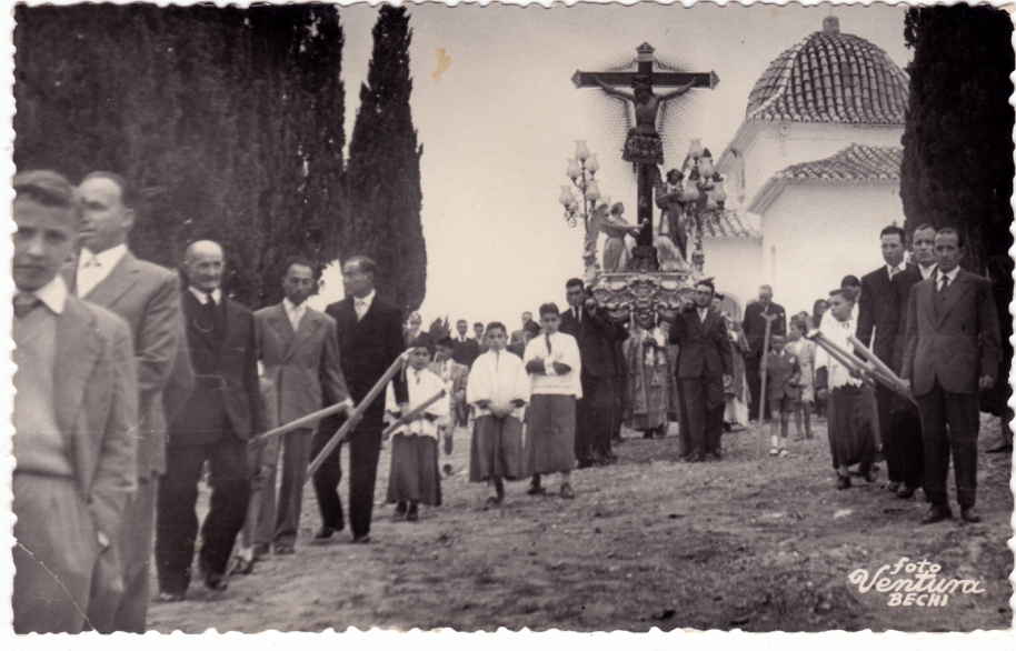 Baixada del Cristo. Foto Ventura, 5 d'abril de 1959.